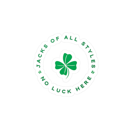 JOAS No Luck Sticker 2
